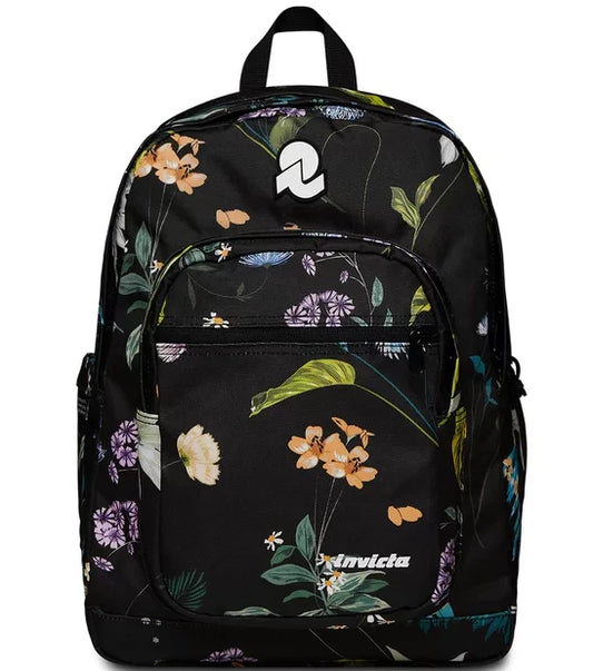 Zaino INVICTA CARLSON nero flower 38LT