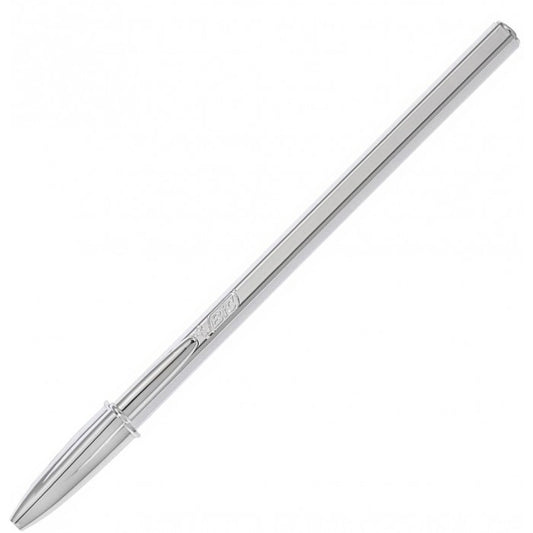 PENNA SFERA CRISTAL SHINE BIC - ARGENTO