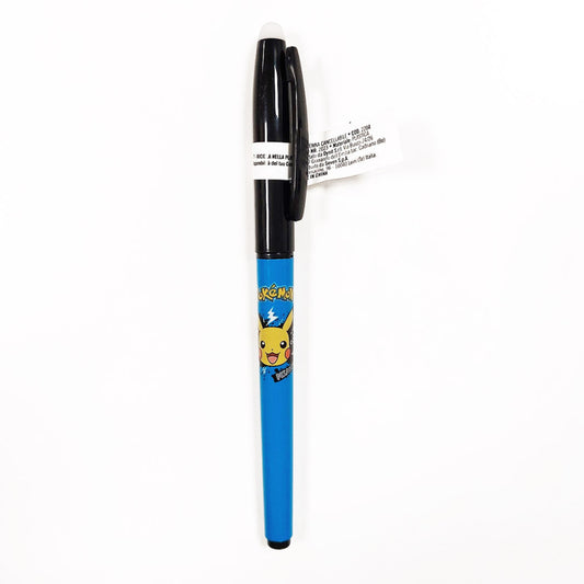 Penne Cancellabili Pokémon Pikachu a Frizione per la Scuola (Inchiostro Blu)