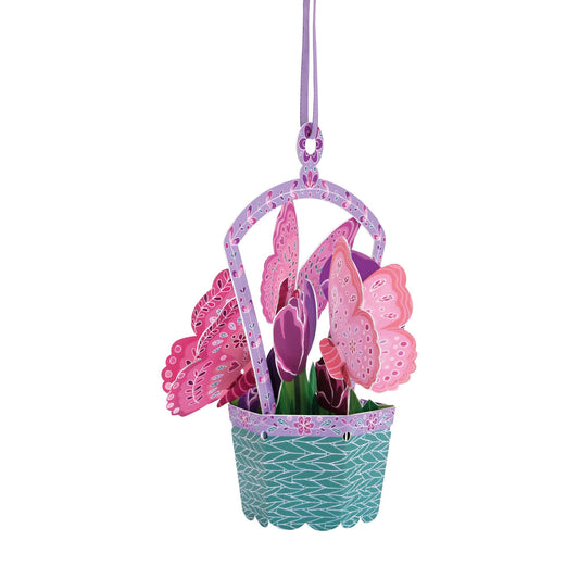 Biglietto auguri SANTORO chandeliers -farfalle-CL010