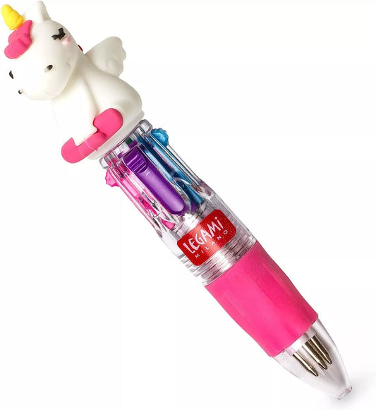 Mini Penna a Sfera 4 Colori Unicorno Legami